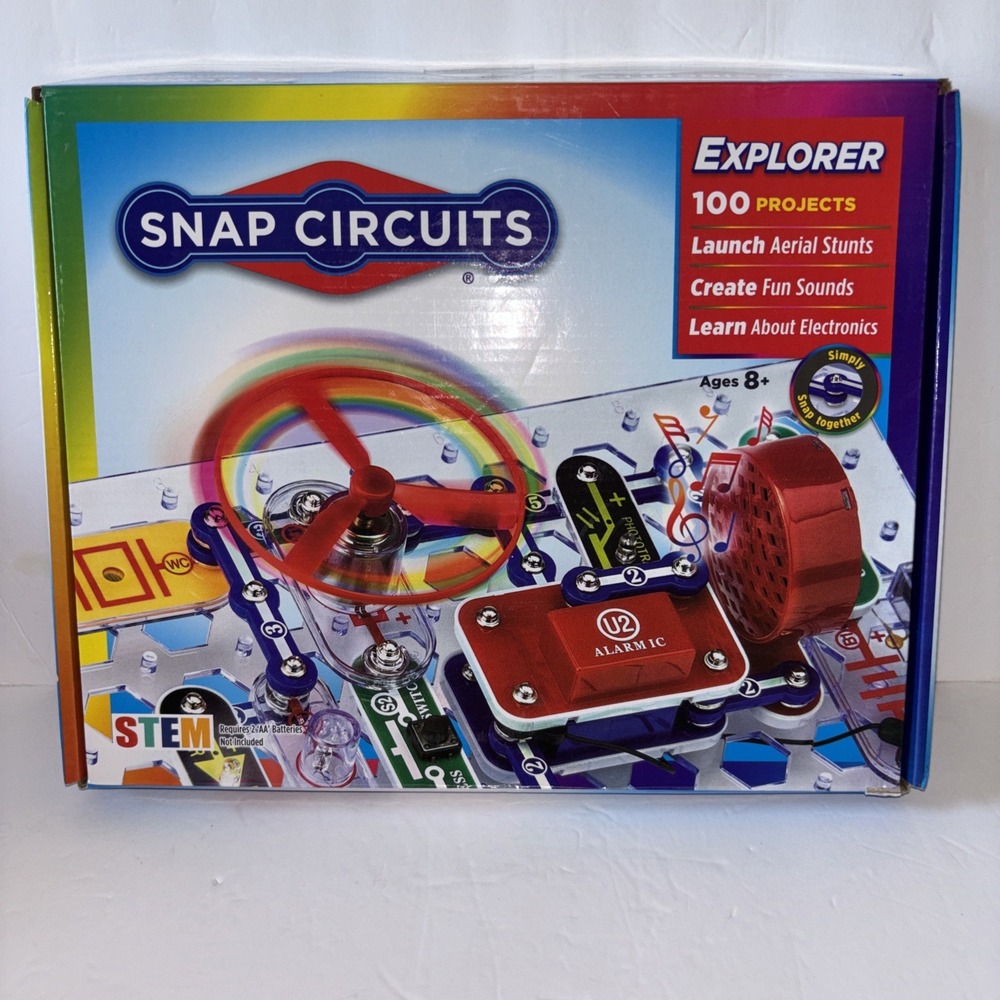 Elenco Snap Circuits SC100 Electronics Exploration Kit 100+ Projects Complete